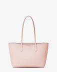 Arden Large Pebbled Leather Tote Bag (POWDER BLUSH)