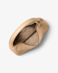Nayla Medium Suede Hobo Shoulder Bag (CAMEL)
