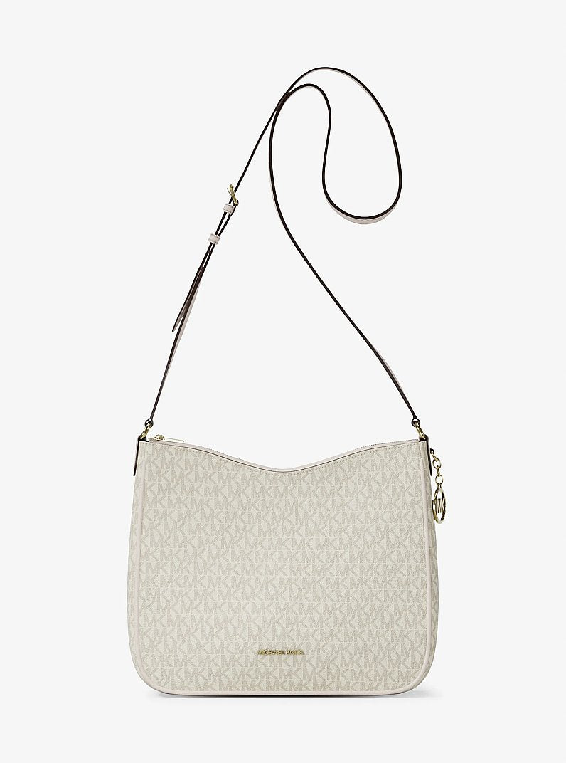 Nayla Medium Signature Logo Messenger Bag (LT CRM MULTI)