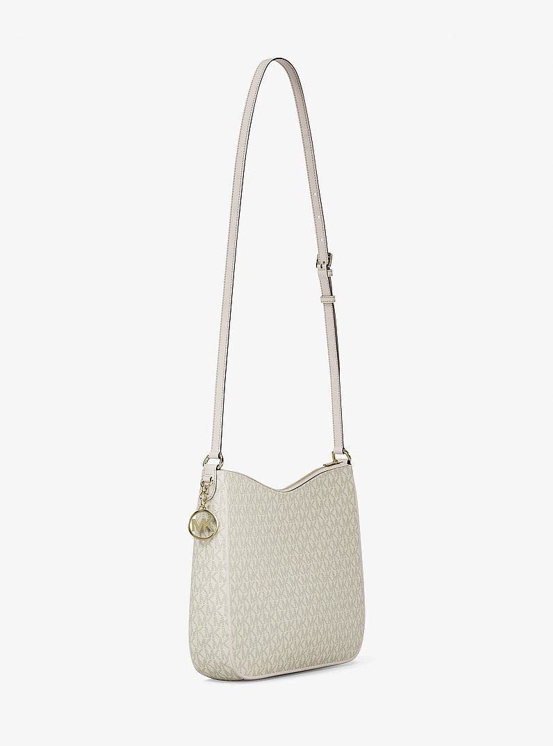 Nayla Medium Signature Logo Messenger Bag (LT CRM MULTI)