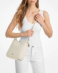 Nayla Medium Signature Logo Messenger Bag (LT CRM MULTI)