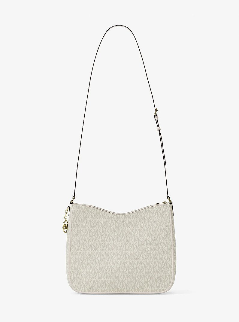 Nayla Medium Signature Logo Messenger Bag (LT CRM MULTI)