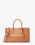 Mirella Medium Pebbled Leather Satchel (LUGGAGE)