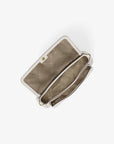 Jet Set Travel Small Pebbled Leather Crossbody Bag With Pouch (LT CREAM)