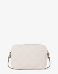 Jet Set Travel Large Logo Debossed Camera Crossbody Bag (LT CREAM)
