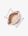 Jet Set Medium Signature Logo Pocket Tote Bag (POWDER BLUSH)