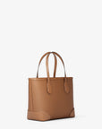 Eva Extra-Small Leather Convertible Tote Bag (LUGGAGE)
