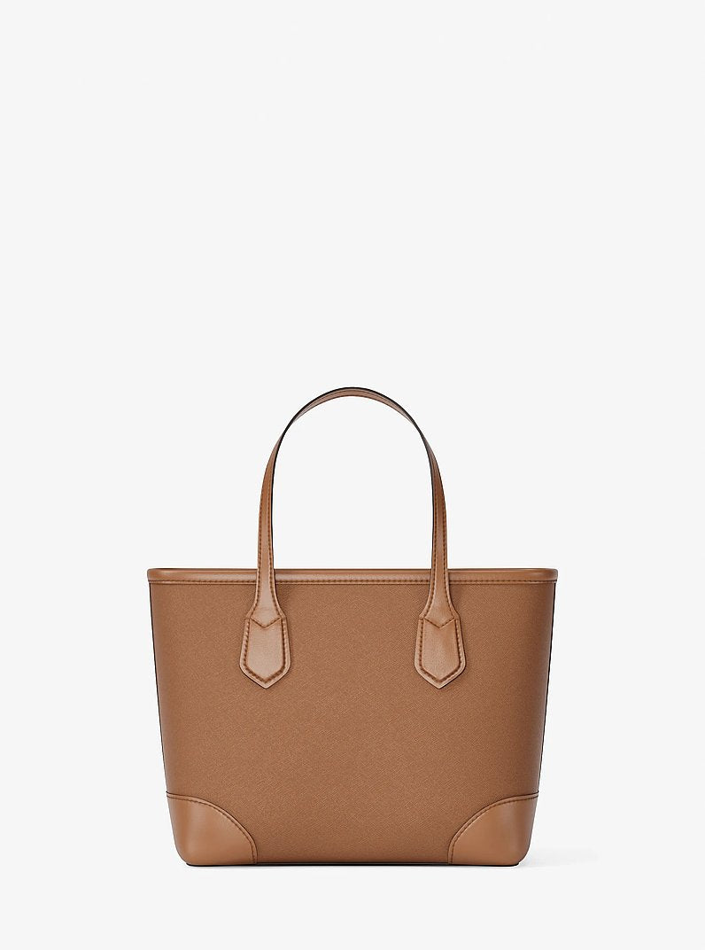 Eva Extra-Small Leather Convertible Tote Bag (LUGGAGE)