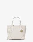 Eva Extra-Small Leather Convertible Tote Bag (LT CREAM)