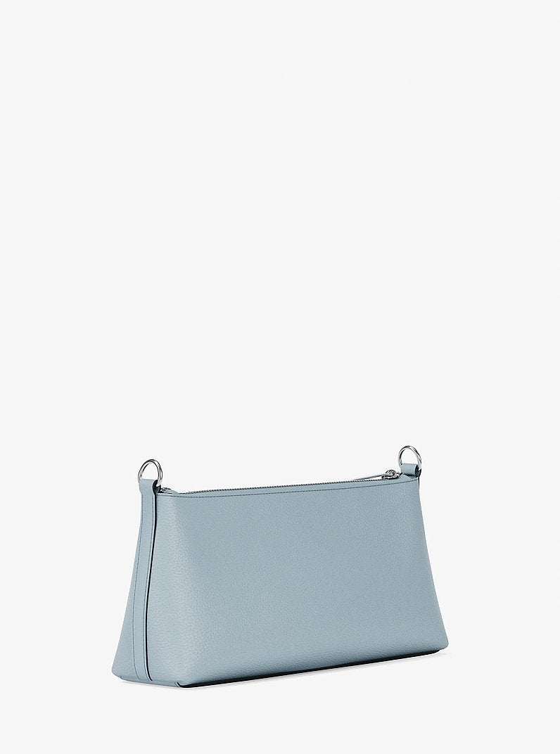 Carson Small Pebbled Leather Convertible Crossbody Bag (PALE OCEAN)