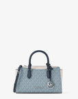 Arden Small Color-Block Signature Logo Messenger Bag (PL OCN MLTI)