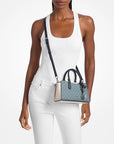 Arden Small Color-Block Signature Logo Messenger Bag (PL OCN MLTI)