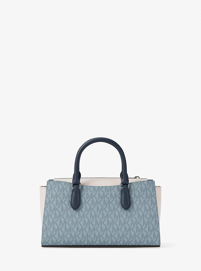 Arden Small Color-Block Signature Logo Messenger Bag (PL OCN MLTI)