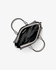 Arden Small Color-Block Signature Logo Messenger Bag (BLACK COMBO)