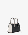 Arden Small Color-Block Signature Logo Messenger Bag (BLACK COMBO)