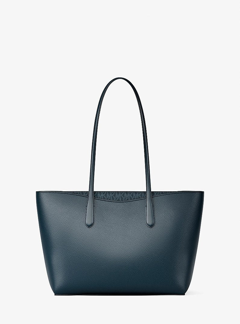 Arden Large Pebbled Leather Tote Bag (ADMIRAL)