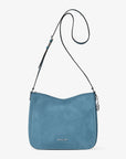 Nayla Medium Suede Messenger Bag (DENIM)