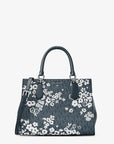 Marilyn Medium Printed Signature Logo Satchel (ADMIRAL)