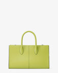 Mirella Medium Pebbled Leather Satchel (LIME)