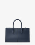 Mirella Medium Pebbled Leather Satchel (NAVY)