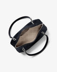 Cecily Medium Suede Shoulder Bag (NAVY)