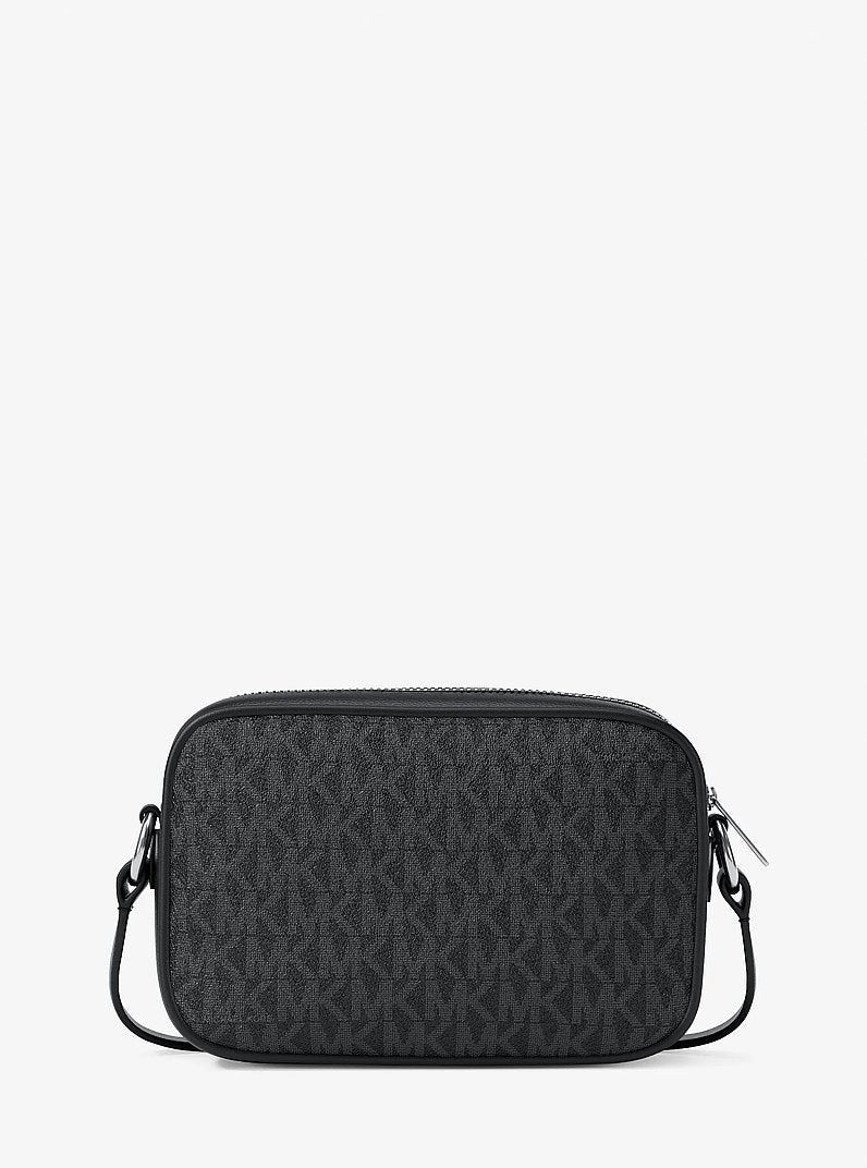 Jet Set Travel Small Signature Logo Camera Crossbody Bag (BLACK)