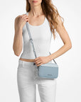 Jet Set Travel Small Signature Logo Camera Crossbody Bag (PALE OCEAN)