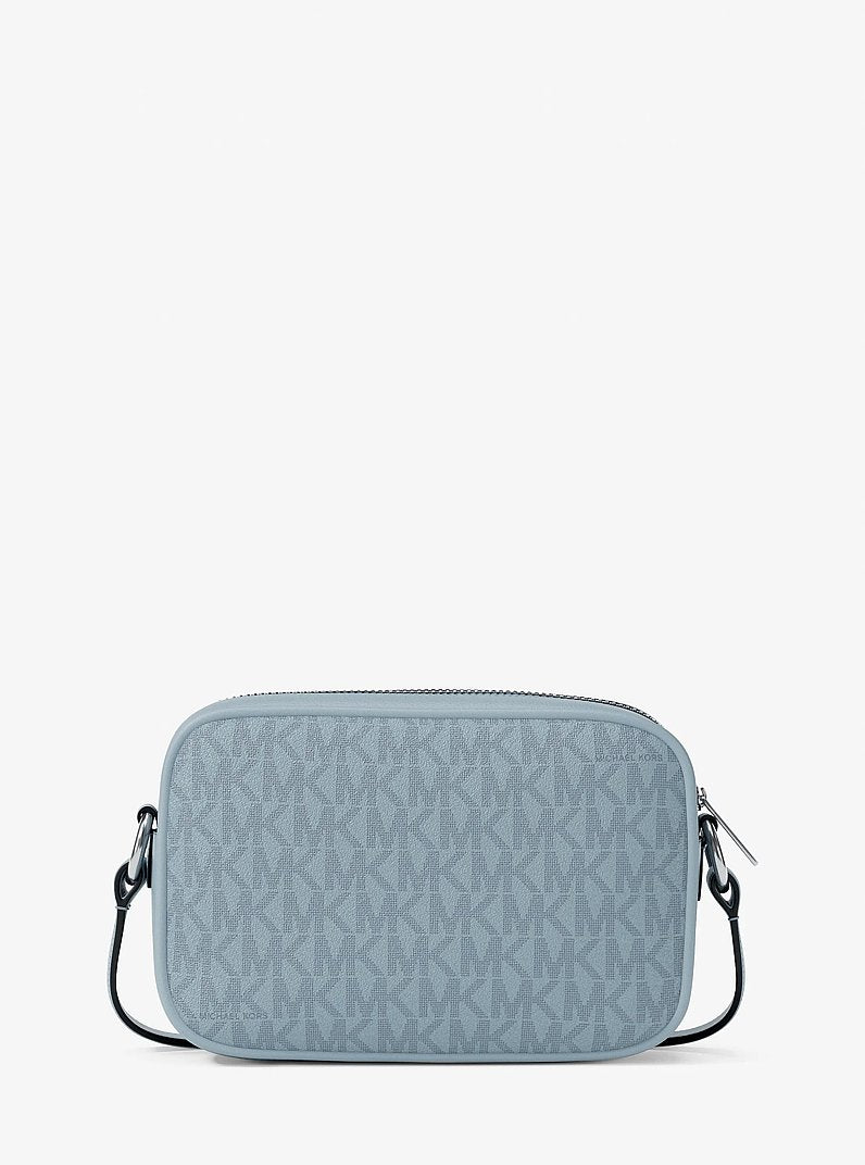 Jet Set Travel Small Signature Logo Camera Crossbody Bag (PALE OCEAN)