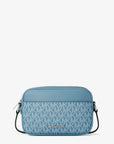 Jet Set Travel Small Signature Logo Camera Crossbody Bag (DENIM)