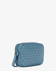 Jet Set Travel Small Signature Logo Camera Crossbody Bag (DENIM)