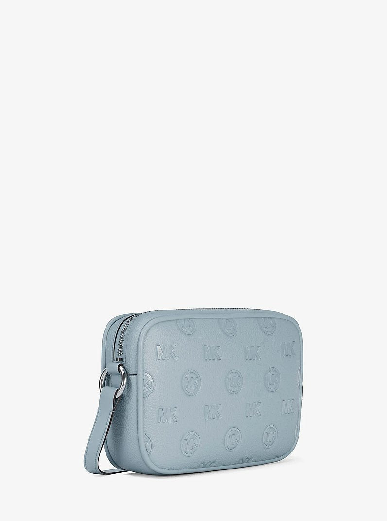 Jet Set Travel Large Logo Debossed Camera Crossbody Bag (PALE OCEAN)