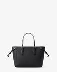 Voyager Extra-Small Pebbled Leather Convertible Crossbody Bag (BLACK)