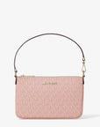 Jet Set Small Signature Logo Convertible Wristlet (POWDER BLUSH)