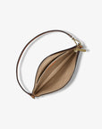 Jet Set Small Signature Logo Convertible Wristlet (BROWN)
