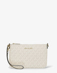Jet Set Small Signature Logo Convertible Wristlet (LT CRM MULTI)