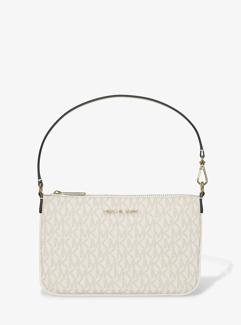 Jet Set Small Signature Logo Convertible Wristlet (LT CRM MULTI)