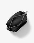 Jet Set Medium Leather Crossbody Bag (BLACK)