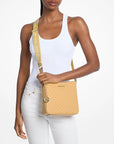 Jet Set Small Signature Logo Crossbody Bag (HONEYWHEAT)