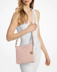 Jet Set Small Signature Logo Crossbody Bag (POWDER BLUSH)