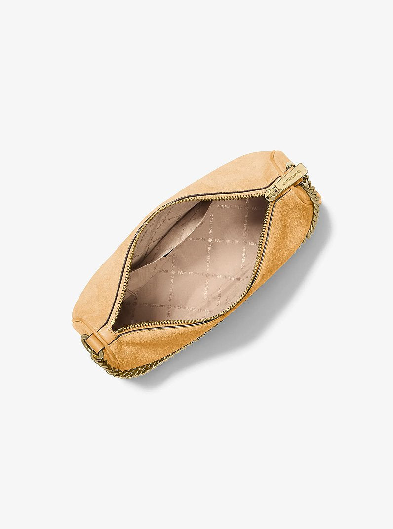 Carmela Medium Suede Convertible Crossbody Bag (HONEYWHEAT)