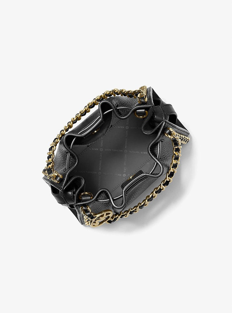 Mina Small Chain Crossbody Bag (BLACK)