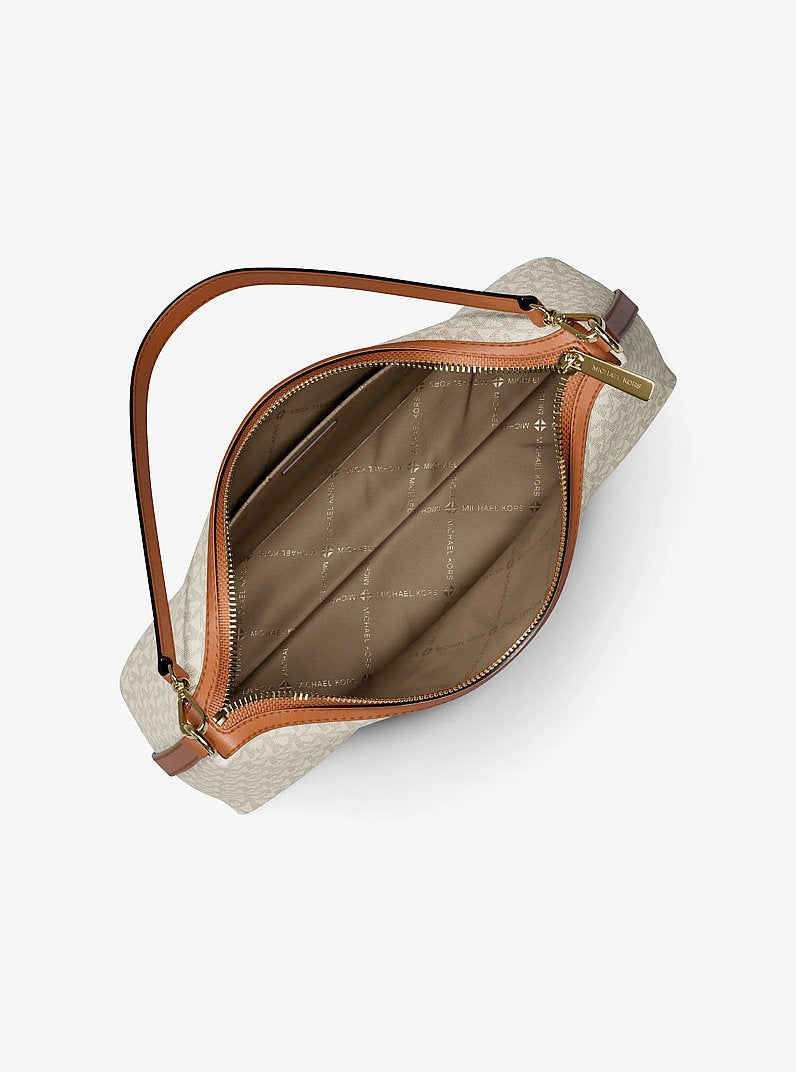 Sammy Medium Signature Logo Convertible Shoulder Bag (VANILLA)