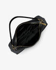 Sammy Medium Pebbled Leather Convertible Shoulder Bag (BLACK)