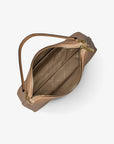 Sammy Medium Pebbled Leather Convertible Shoulder Bag (CAMEL)