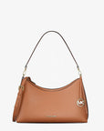 Sammy Medium Pebbled Leather Convertible Shoulder Bag (LUGGAGE)