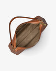 Sammy Medium Pebbled Leather Convertible Shoulder Bag (LUGGAGE)