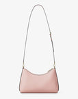 Sammy Medium Pebbled Leather Convertible Shoulder Bag (POWDER BLUSH)