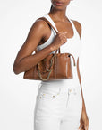Matilda Small Cinched Shoulder Bag (LUGGAGE)