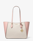 Jet Set Travel Large Signature Logo 3-in-1 Tote Bag (PWD BLSH MLT)