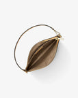 Jet Set Travel Small Striped Signature Logo Convertible Wristlet (HONEYWHEAT)